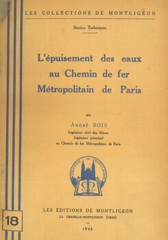 L'épuisement des eaux au chemin de fer métropolitain de Paris